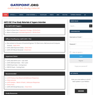 A complete backup of gatepoint.org