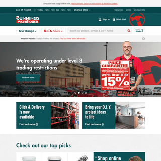 A complete backup of bunnings.co.nz