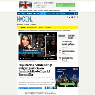 A complete backup of www.eluniversal.com.mx/nacion/politica/ingrid-escamilla-diputados-exigen-justicia-en-feminicidio