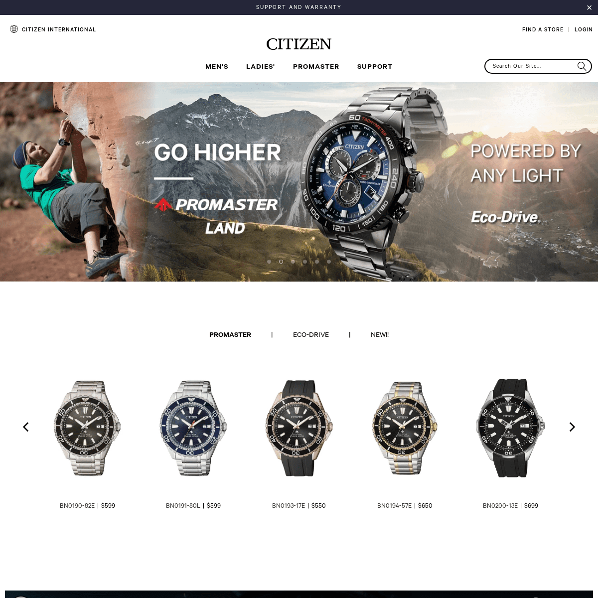 A complete backup of citizenwatches.com.au