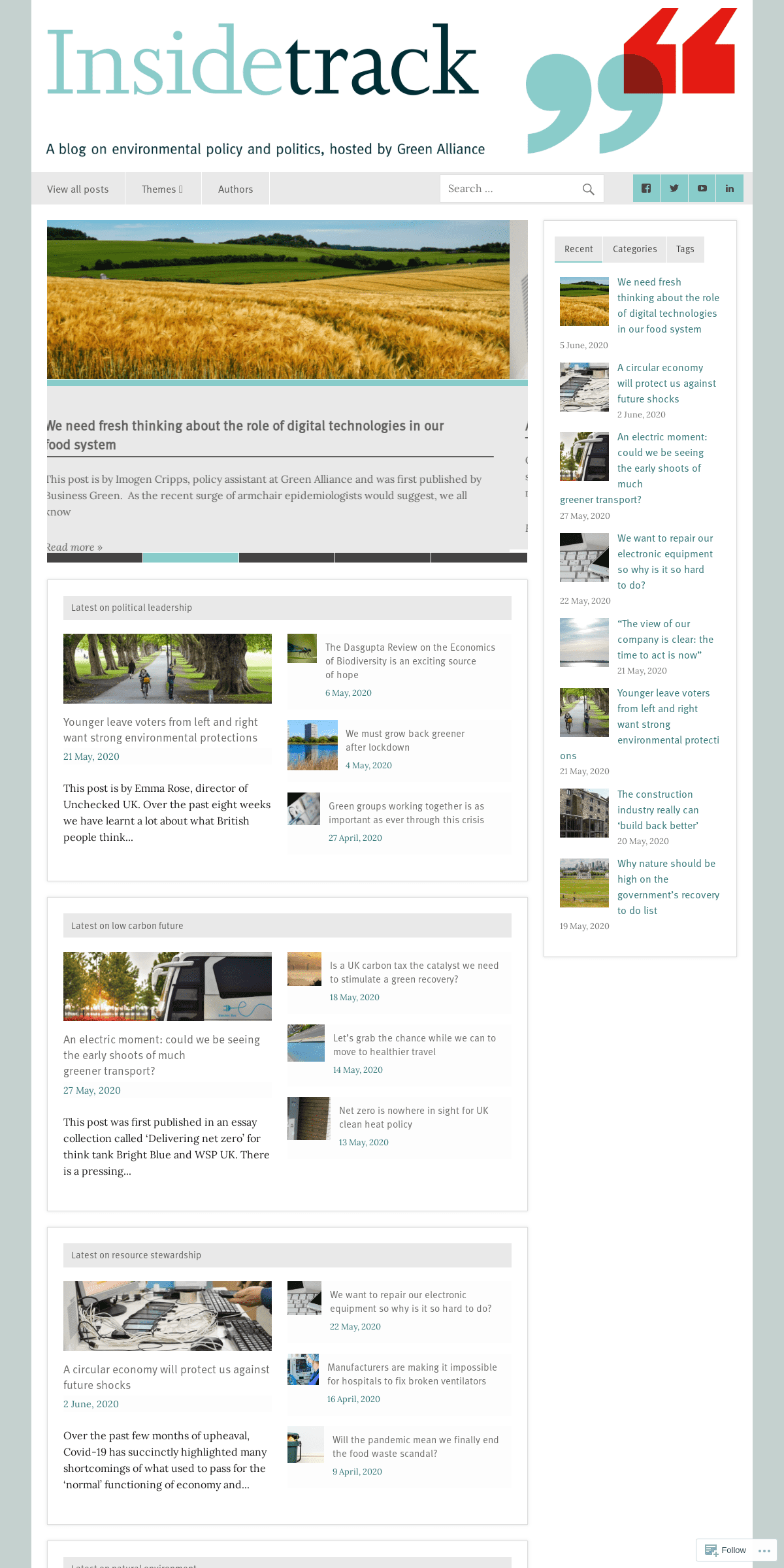 A complete backup of greenallianceblog.org.uk