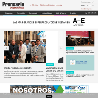A complete backup of prensario.net