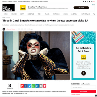 A complete backup of www.thesouthafrican.com/lifestyle/cardi-b-rapper-tracks-sa-can-relate-to-2020/