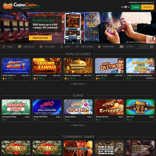 A complete backup of casinocasino.com