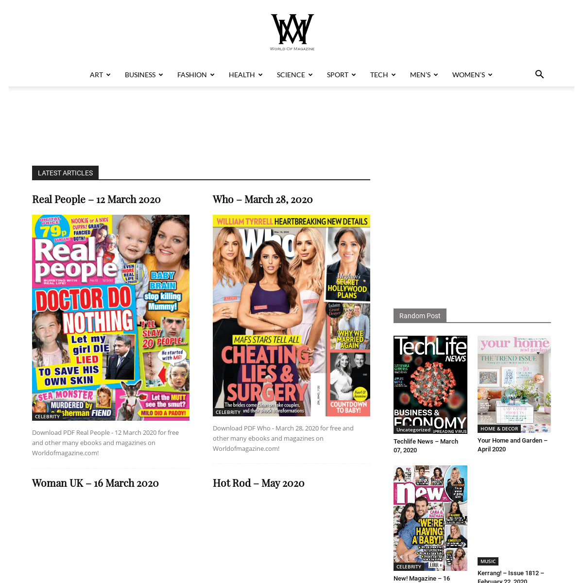 A complete backup of worldofmagazine.com