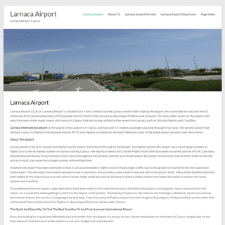 A complete backup of larnacaairport.co.uk