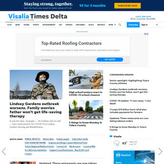 Visalia Times-Delta - Tulare County news, entertainment and sports