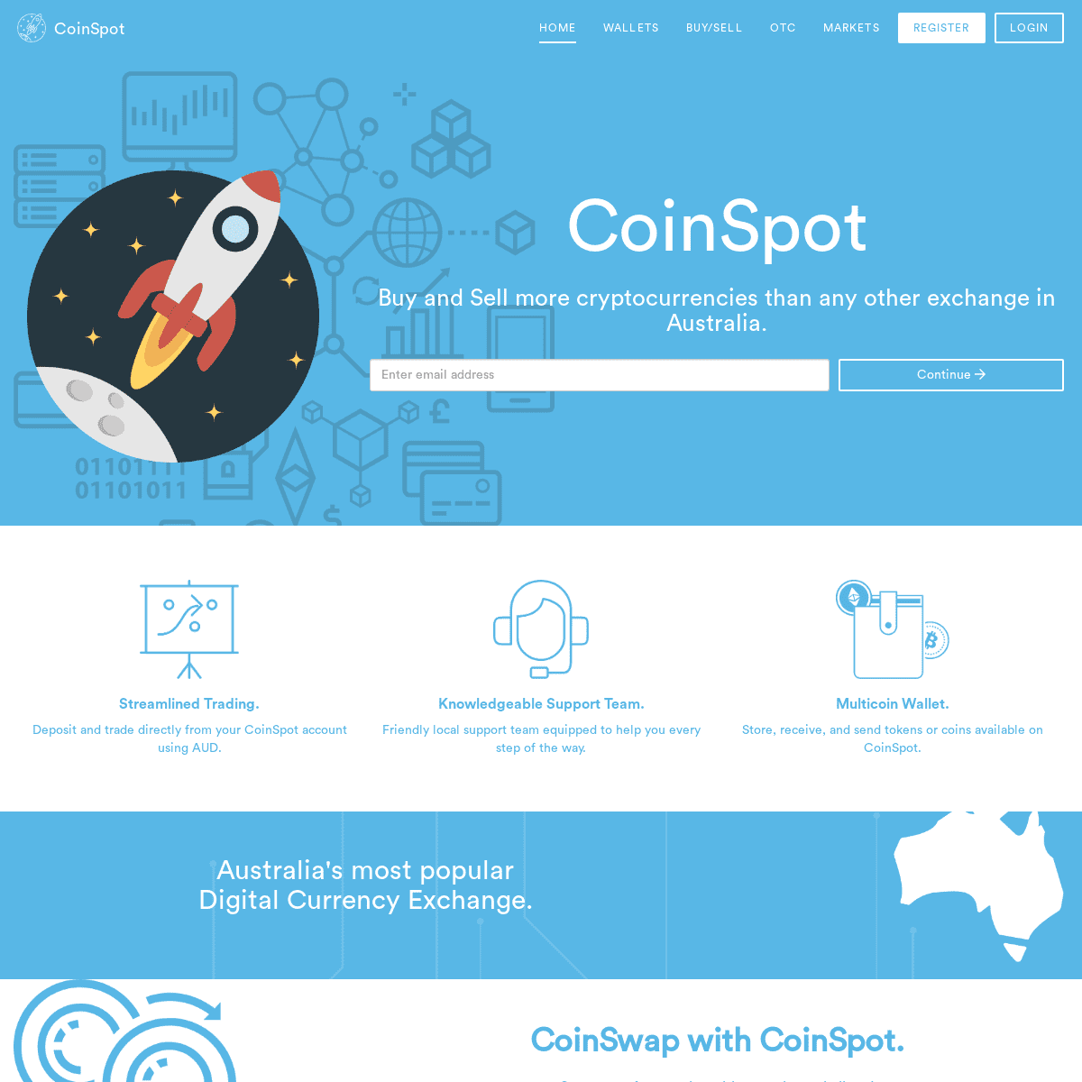 A complete backup of coinspot.com.au