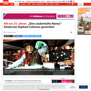 A complete backup of www.express.de/news/promi-und-show/mit-nur-25-jahren--eine-zauberhafte-nanny--kinderstar-raphael-coleman-ge