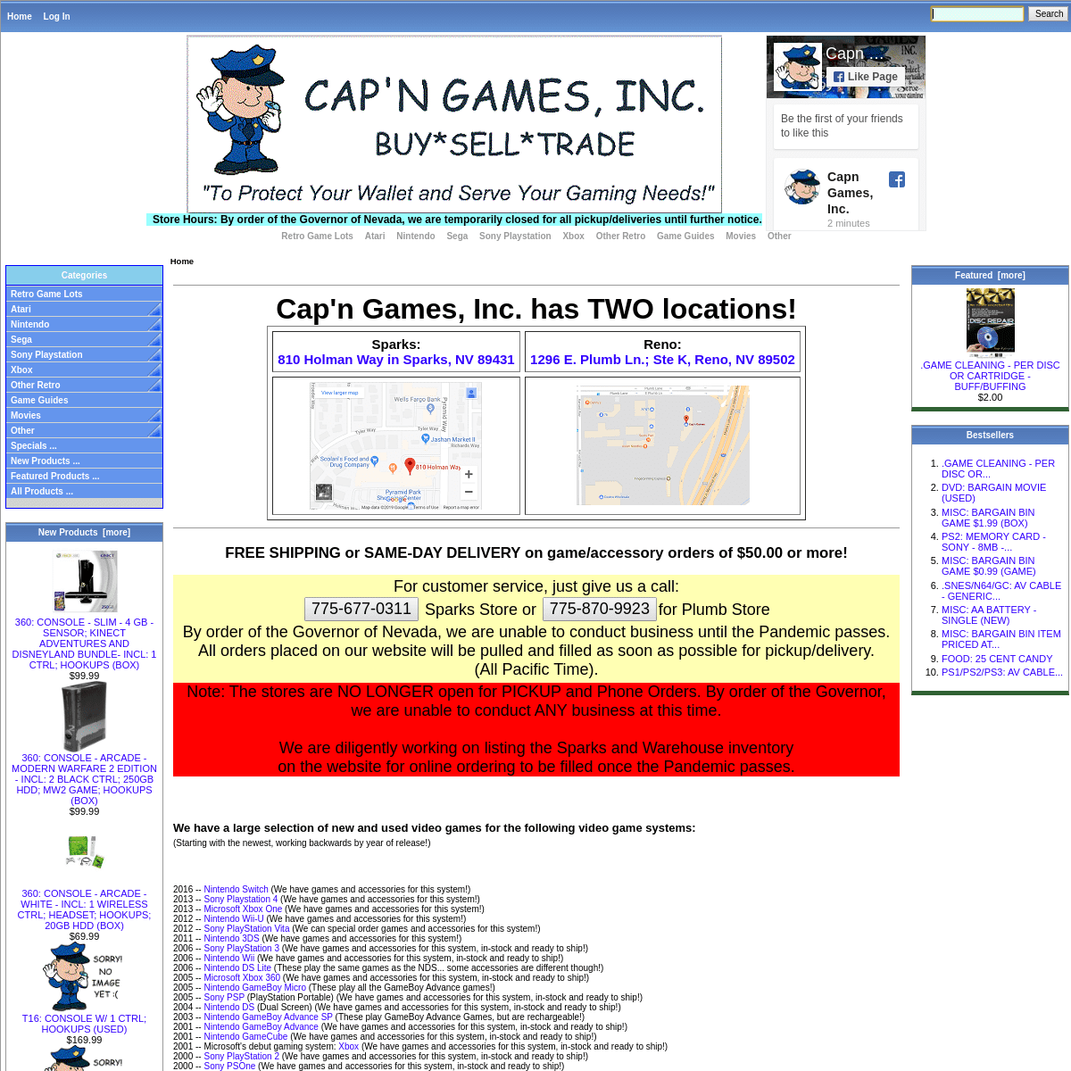 A complete backup of capngames.com