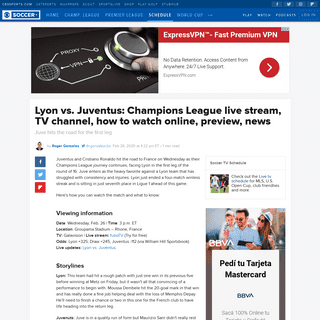 A complete backup of www.cbssports.com/soccer/news/lyon-vs-juventus-champions-league-preview-live-stream-how-to-watch-online-tv-