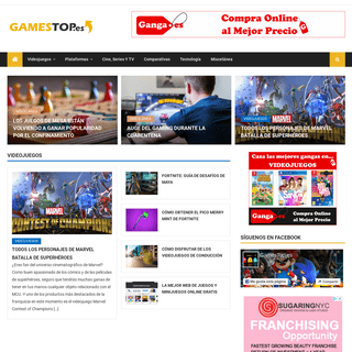 Games Top - El Mejor Portal de Videojuegos, Entretenimiento y TecnologÃ­a