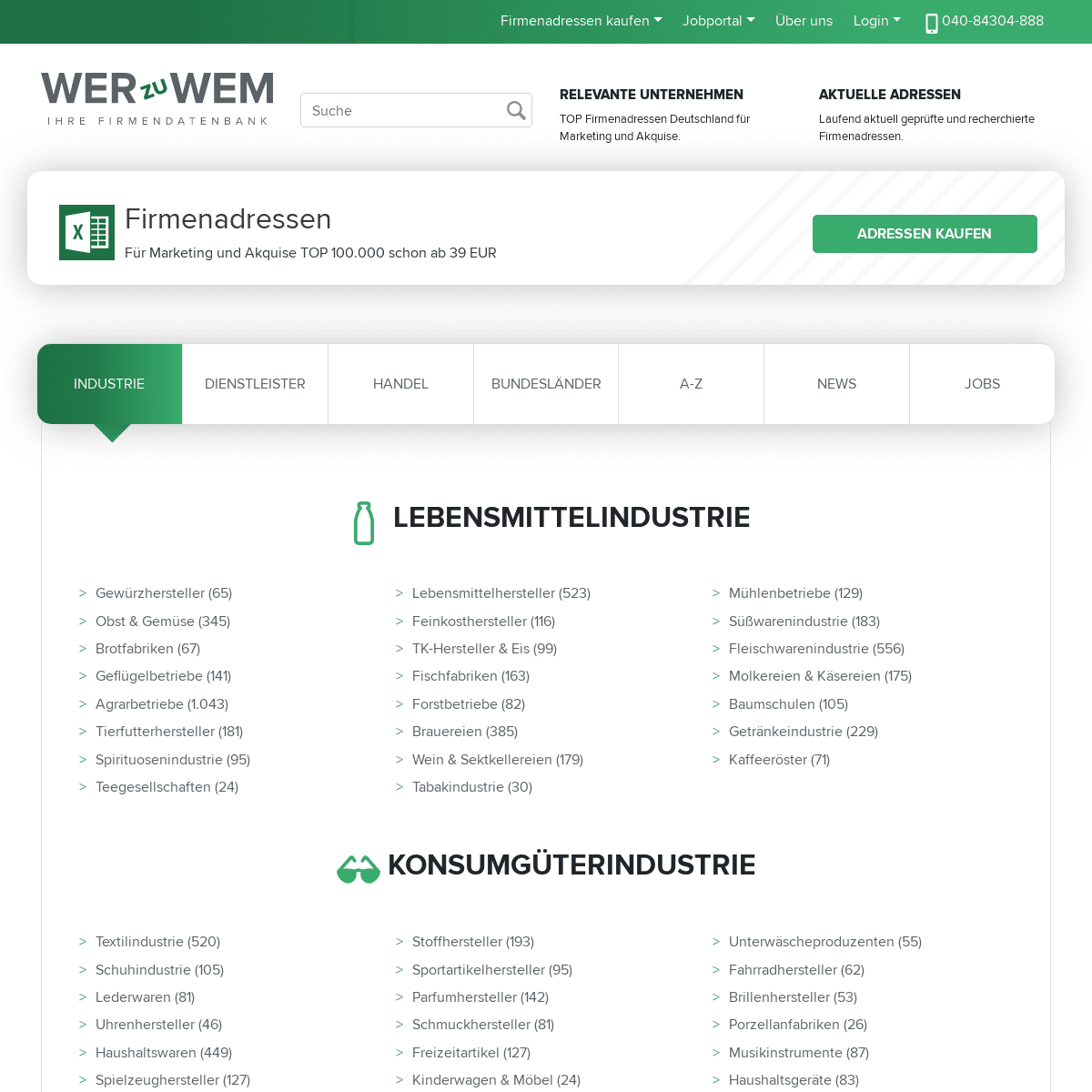 A complete backup of wer-zu-wem.de