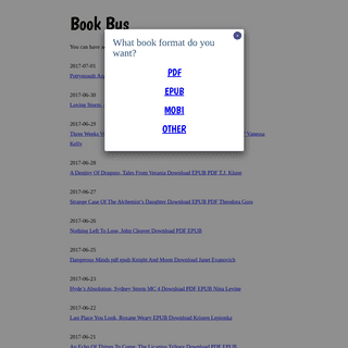 A complete backup of bookbus.tk