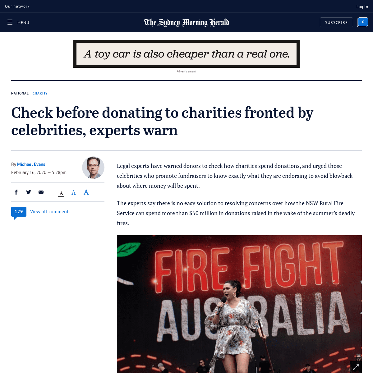 A complete backup of www.smh.com.au/national/check-before-donating-to-charities-fronted-by-celebrities-experts-warn-20200216-p54