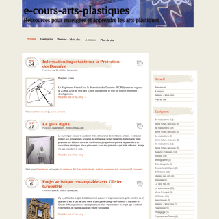 A complete backup of e-cours-arts-plastiques.com