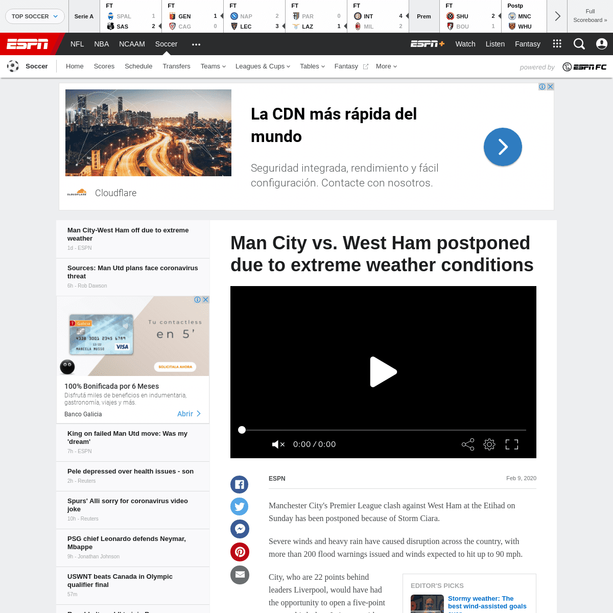 A complete backup of www.espn.com/soccer/manchester-city/story/4049661/man-city-vs-west-ham-postponed-due-to-extreme-weather-con