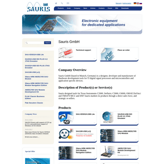 Sauris GmbH- XDS510 - XDS100 - SAU510 - SAU100 - USB Jtag - SoM -Systen-on-Module - Sitara ARM AM3517 - AM3505