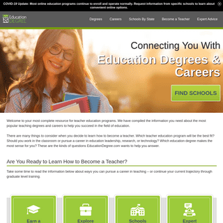 A complete backup of educationdegree.com