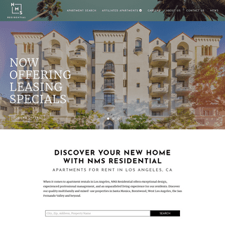 NMS Residential - Luxury Apartments in Los Angeles and Santa Monica