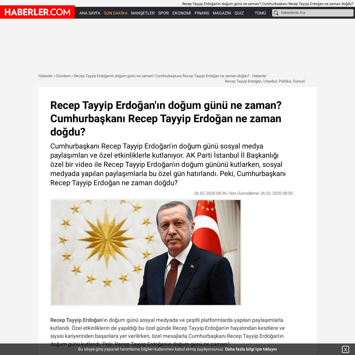 A complete backup of www.haberler.com/recep-tayyip-erdogan-in-dogum-gunu-ne-zaman-12955021-haberi/