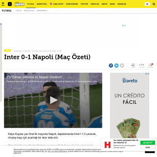 Inter 0-1 Napoli (MaÃ§ Ã–zeti) - Son Dakika Spor Haberleri