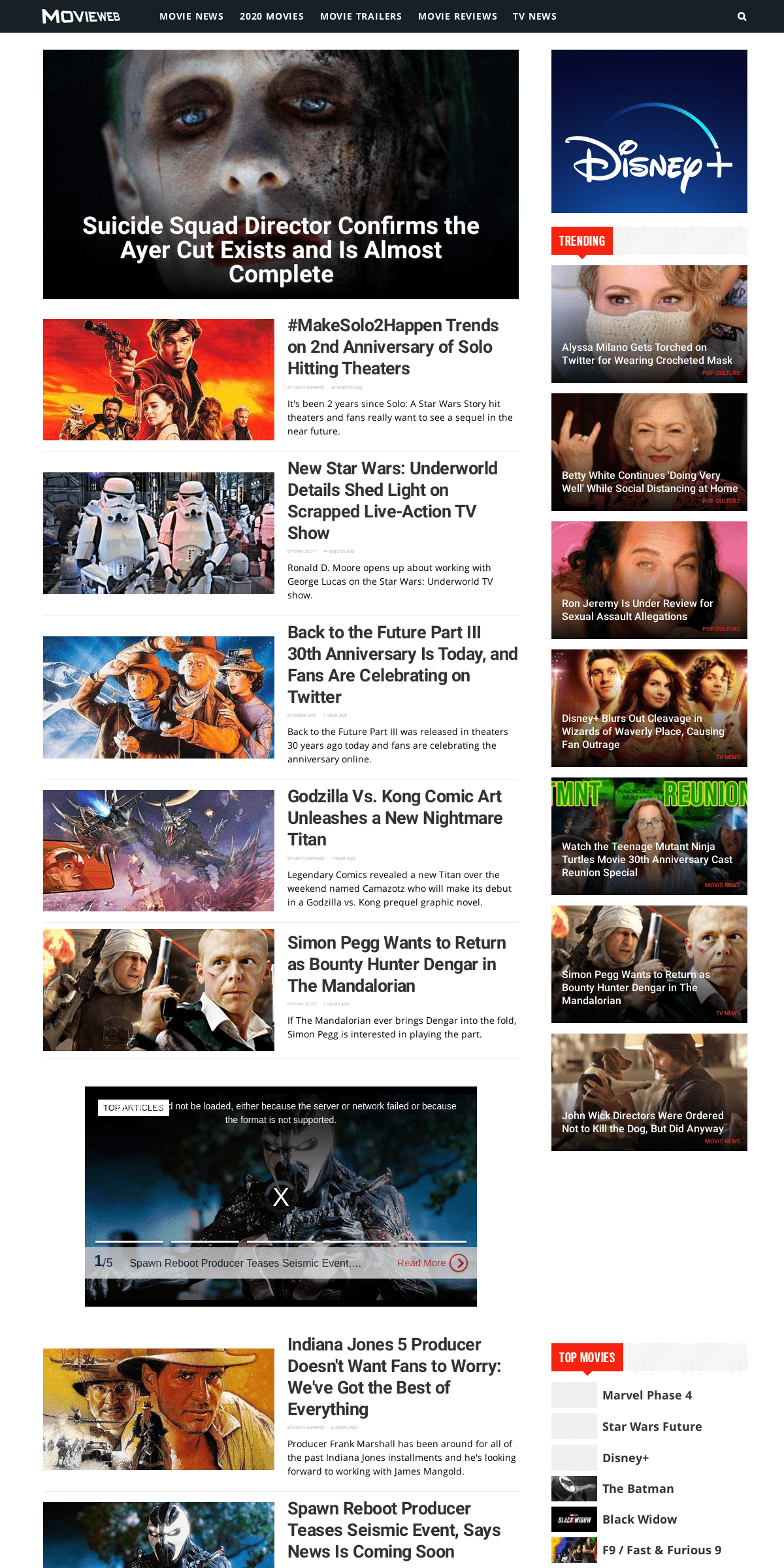 A complete backup of movieweb.com