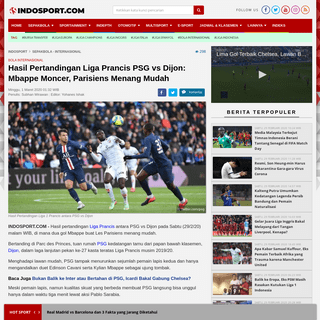 A complete backup of www.indosport.com/sepakbola/20200301/hasil-liga-prancis-psg-vs-dijon-mbappe-moncer-parisiens-menang-mudah