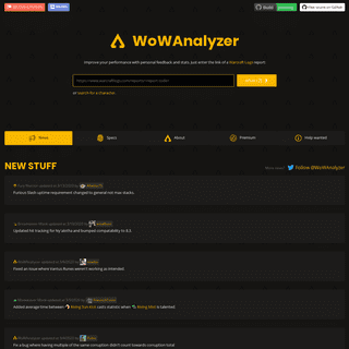 A complete backup of wowanalyzer.com