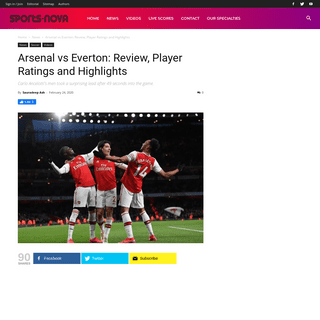 A complete backup of www.sports-nova.com/2020/02/24/arsenal-vs-everton-review-player-ratings-and-highlights/