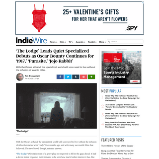 A complete backup of www.indiewire.com/2020/02/lodge-box-office-oscars-1917-jojo-rabbit-parasite-1202209686/