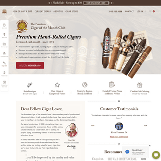 Cigar of the Month Club - Best Cigars Club - Premium Cigars Online