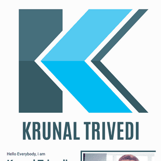 A complete backup of krunaltrivedi.com