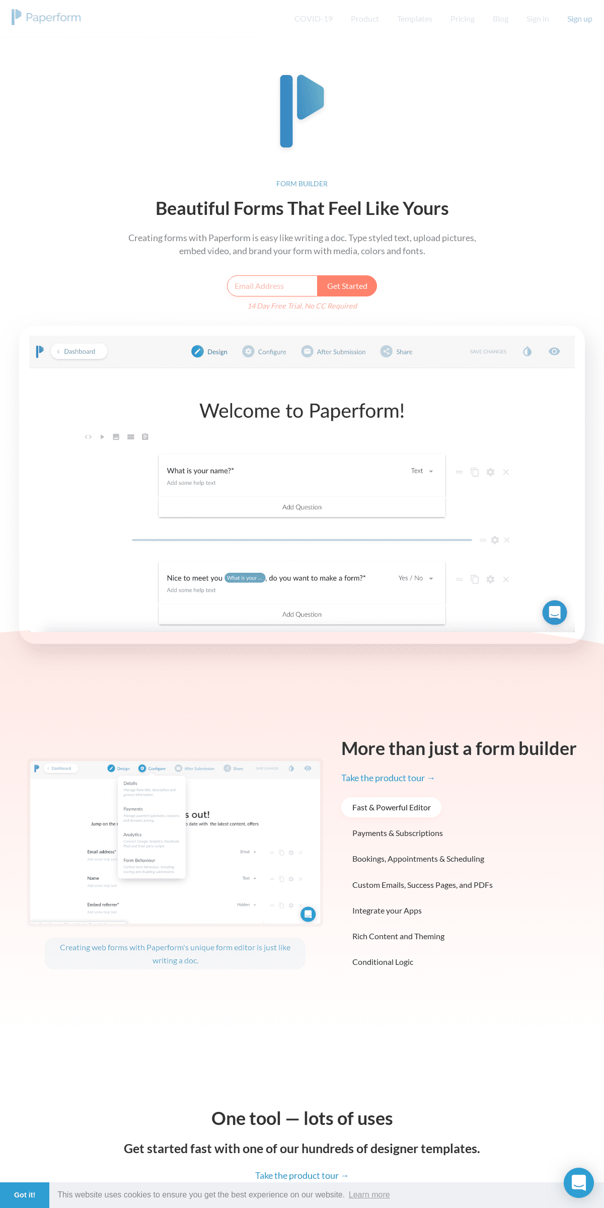 A complete backup of paperform.co