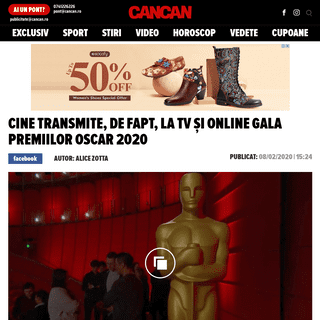Cine transmite, de fapt, la TV È™i online gala Premiilor Oscar 2020 - Cancan.ro