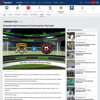 A complete backup of supersport.com/football/nedbank-cup/news/200221_Leopards_beat_Amavarara_to_book_quarterfinal_spot