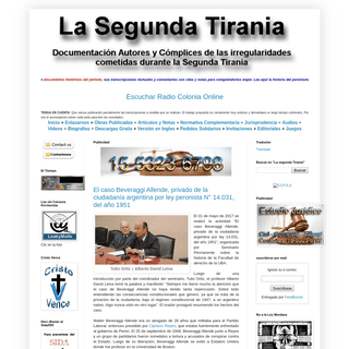 A complete backup of lasegundatirania.blogspot.com