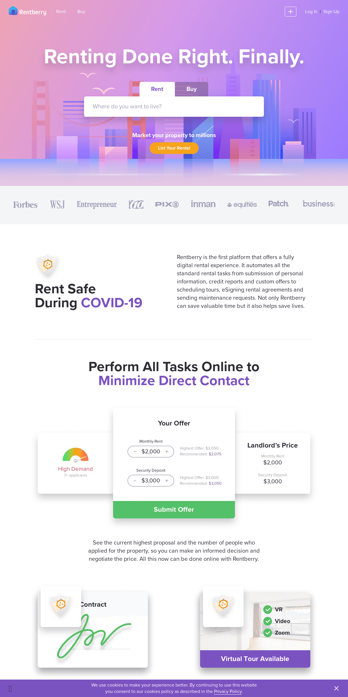 A complete backup of rentberry.com
