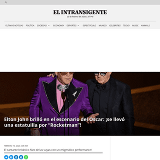 A complete backup of elintransigente.com/celebrities/2020/02/10/elton-john-brillo-en-el-escenario-del-oscar-se-llevo-una-estatui