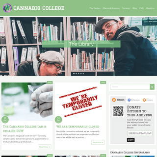 A complete backup of cannabiscollege.com