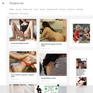 Jebanje, XXX Video i Privatne Sex Slike na Privatno.net sajtu