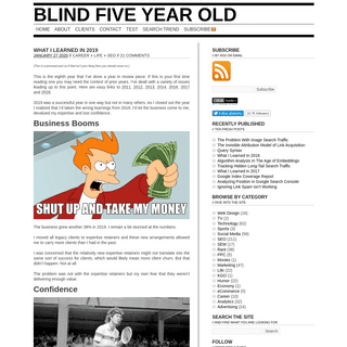 A complete backup of blindfiveyearold.com