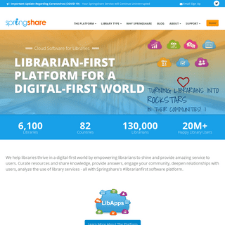 Springshare - The SaaS Platform For Libraries and Educational Institutions
