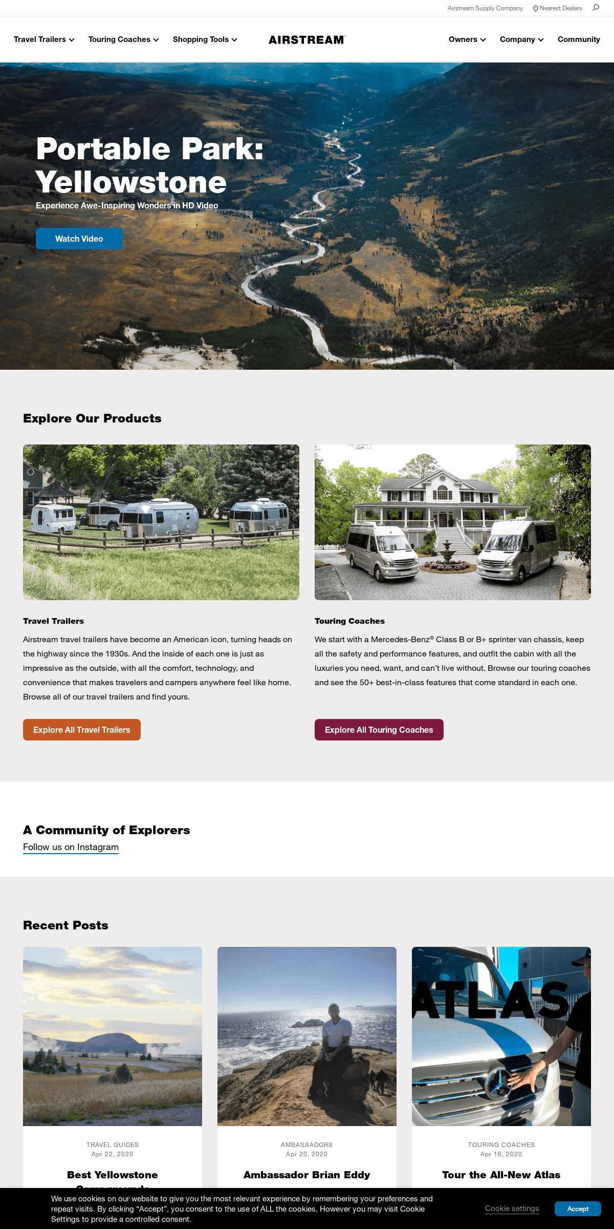 A complete backup of airstream.com