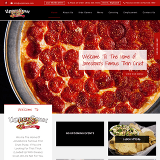 Home - Upper Crust Pizza Co. - Jonesboro, Arkansas