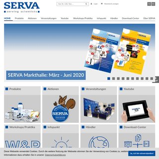 A complete backup of serva.de