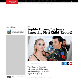 A complete backup of www.hollywoodreporter.com/news/sophie-turner-joe-jonas-expecting-first-child-report-1278993