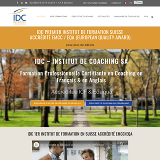 IDC-Coaching - Coaching Professionnel - Formation IDC accrÃ©ditÃ©e ACTP ICF - GenÃ¨ve â€“ Suisse