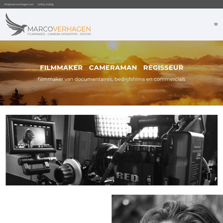 marcoverhagen.com â€“ filmmaker en cameraman