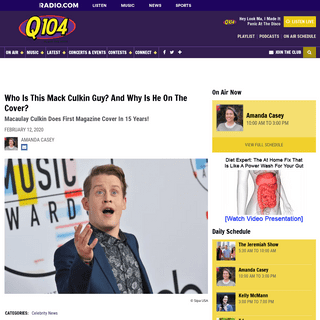 A complete backup of q104.radio.com/blogs/amanda-casey/who-is-this-mack-culkin-guy-and-why-is-he-on-the-cover